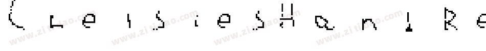 ChelsiesHand Regular字体转换